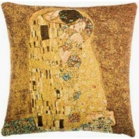 Gobelin kissenbezug - Der Kuss - Le Baiser von Gustav Klimt 