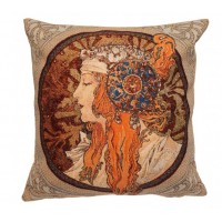Deko kissen - Byzantinischer rot von Gustav Klimt
